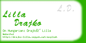 lilla drajko business card